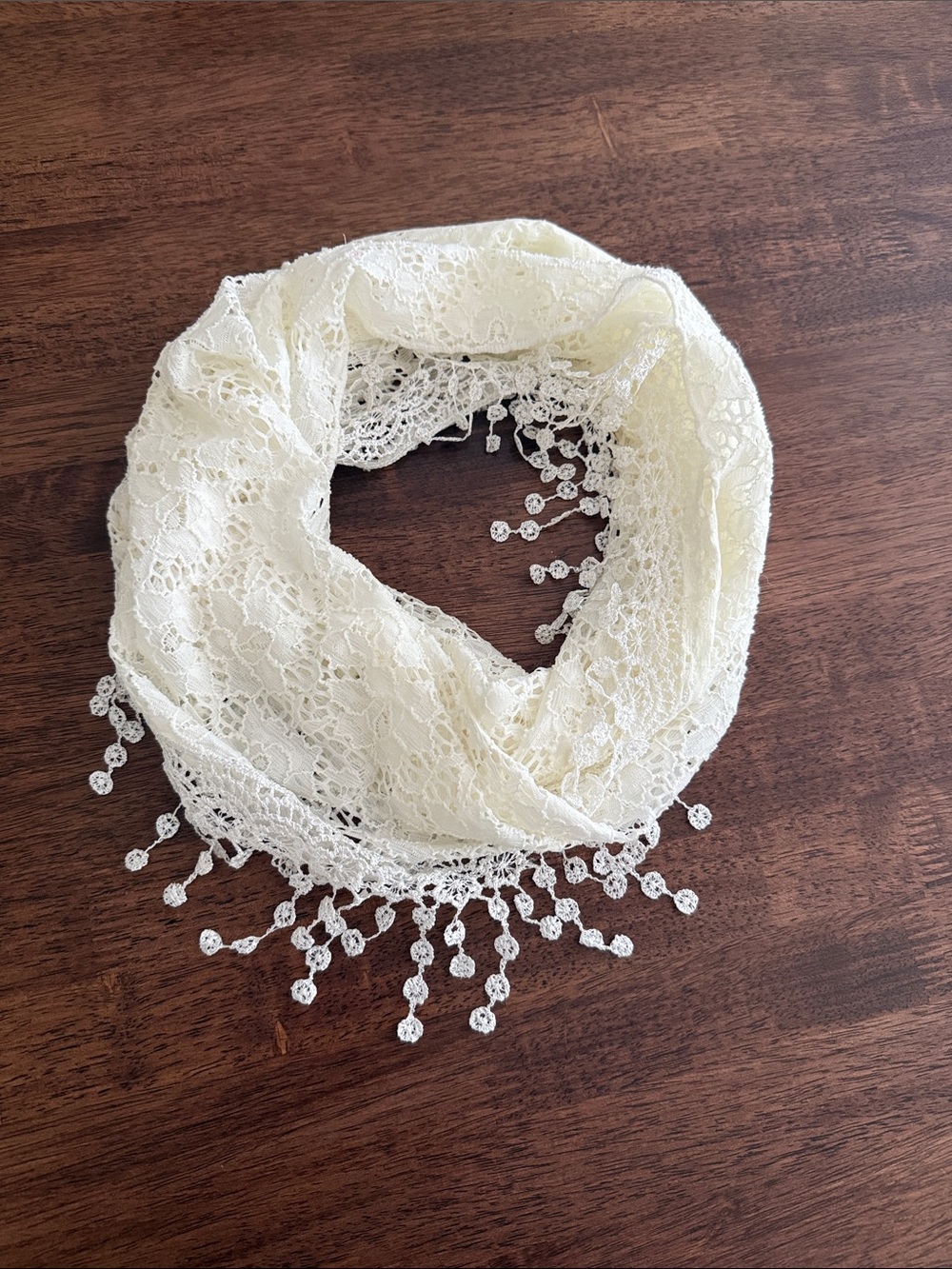 Candies junior girls lace infinity scarf